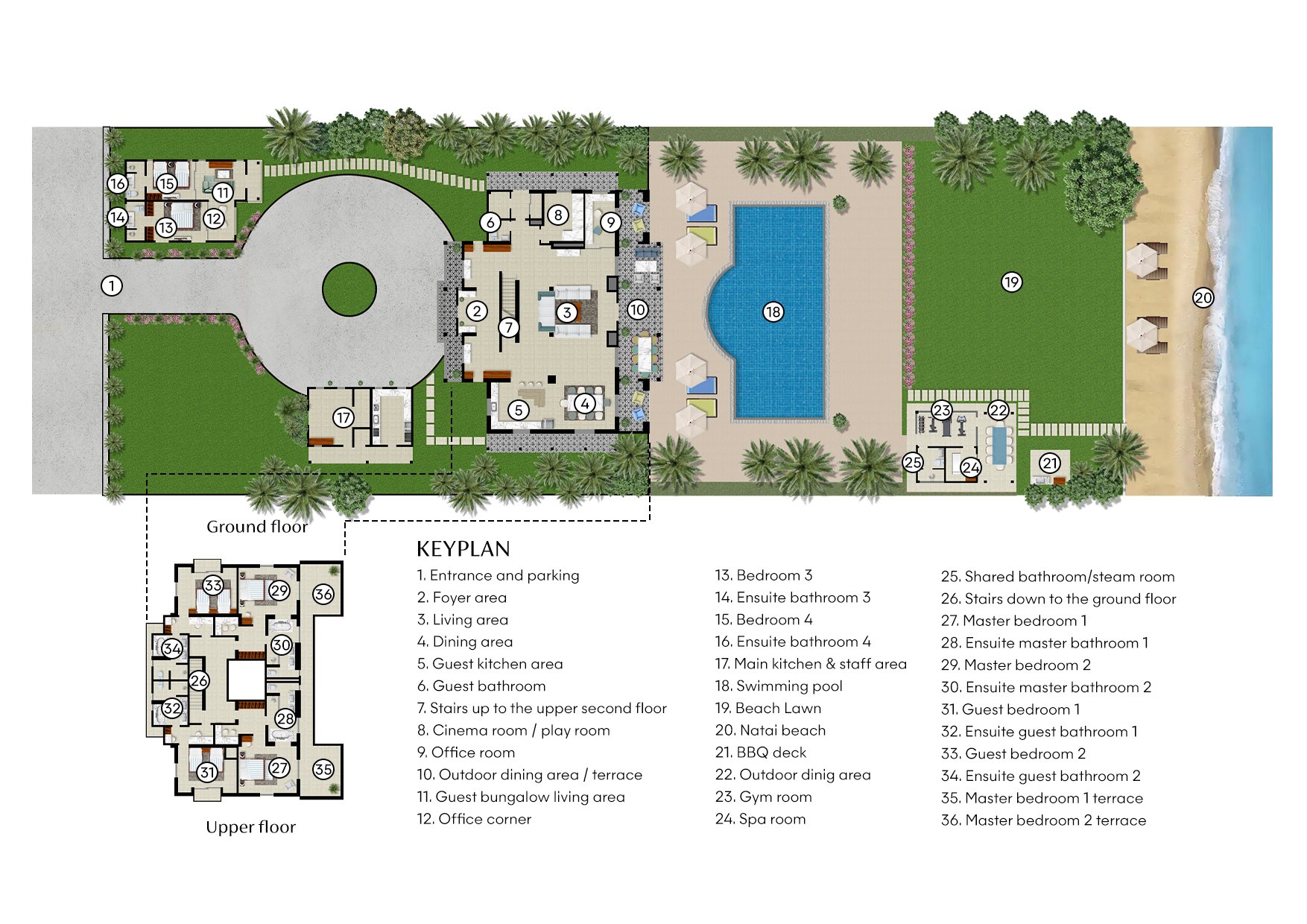 Villa Carpe Diem Natai Floorplan